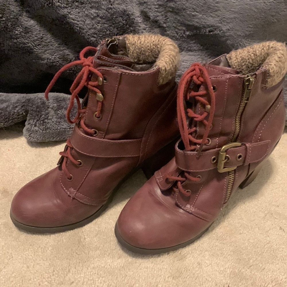 Just fab heeled booties